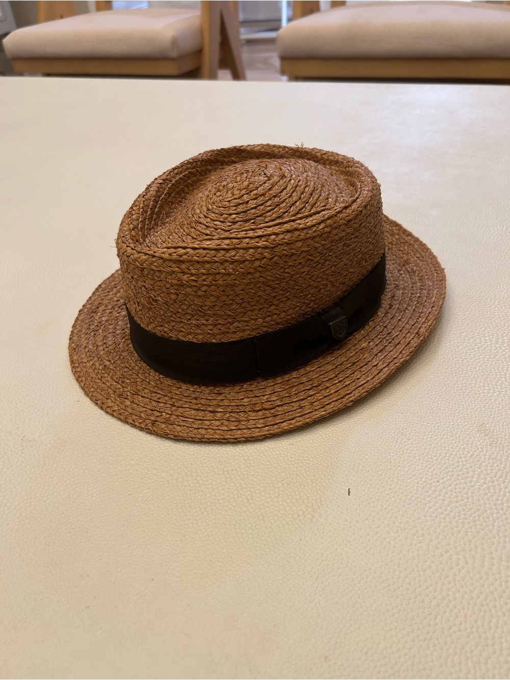 Brixton Woven Straw Hat with Black Band